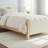 Modern Scalloped Upholstered Kids Twin Bed