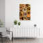 Framed Eyes Collection Abstract Contemporary Wall Art Print 1 Piece Wrapped Canvas Wall Art-392787719
