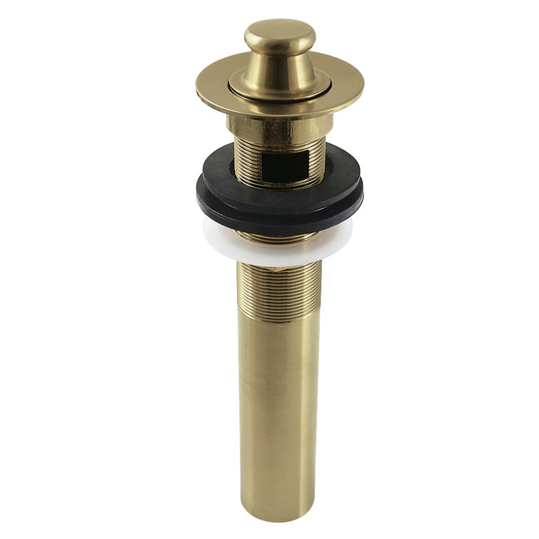 Kingston Brass Fauceture Lift and Turn Bathroom Sink Drain with Overflow, 17 Gauge