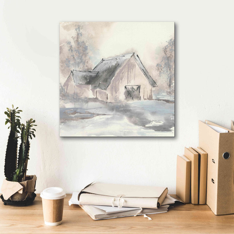 «Barn II» par Chris Paschke, estampe numérique sur toile, H 18 po x l 18 po x P 0,75 po
