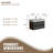 Walnut Bathroom Vanity With Glossy White Solid Surface Sink-471939587