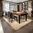 Industrial Style Heavy Solid Wood Dining Table-1051131471