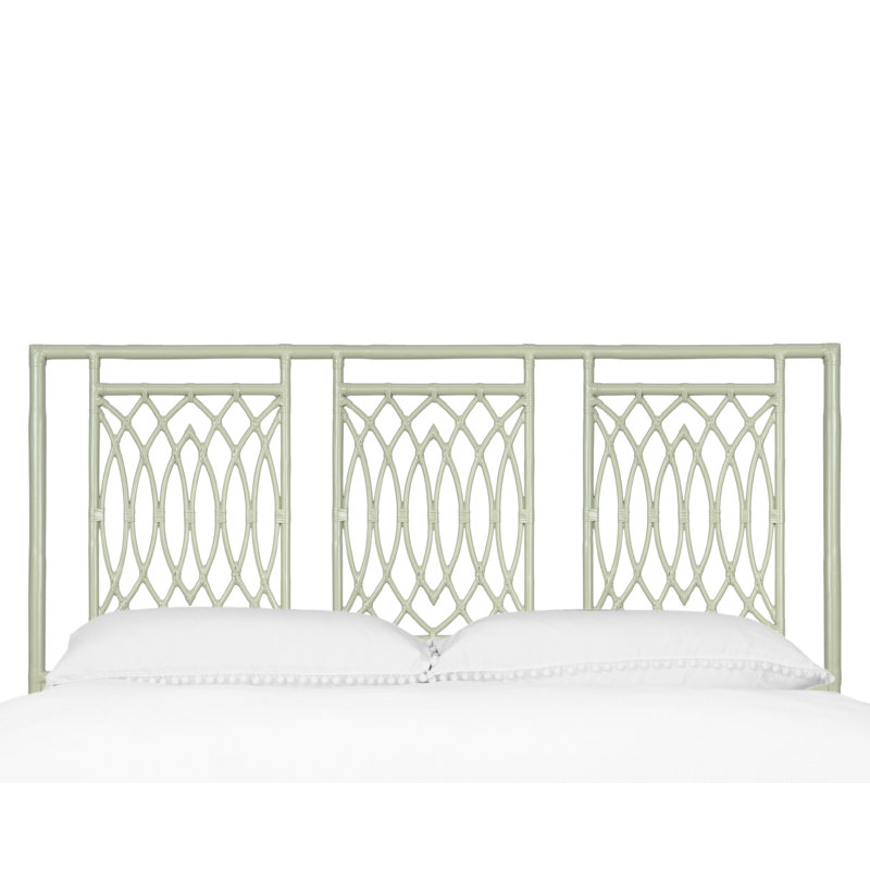 Beckham Open-Frame Headboard, King, Celery Green