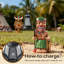 Statues d'extérieur Solar Tiki