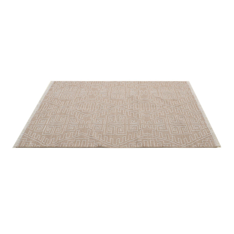 Sayulita Southwestern Area Rug in Heathered Natural/Ivory, Runner 2'6" x 12'