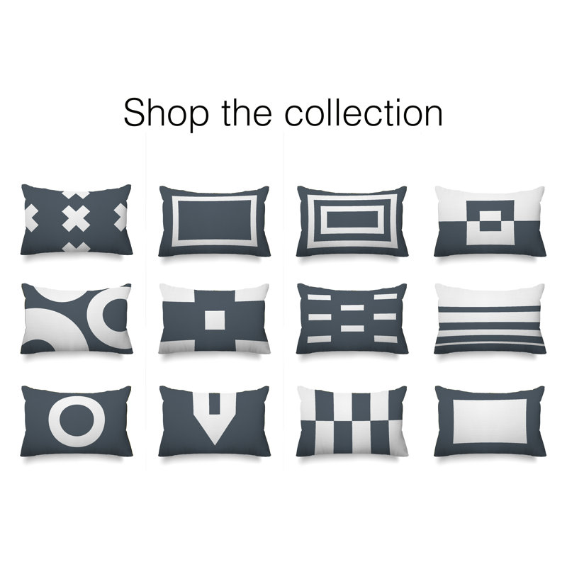 Coussin lombaire intérieur / extérieur Luella, gris