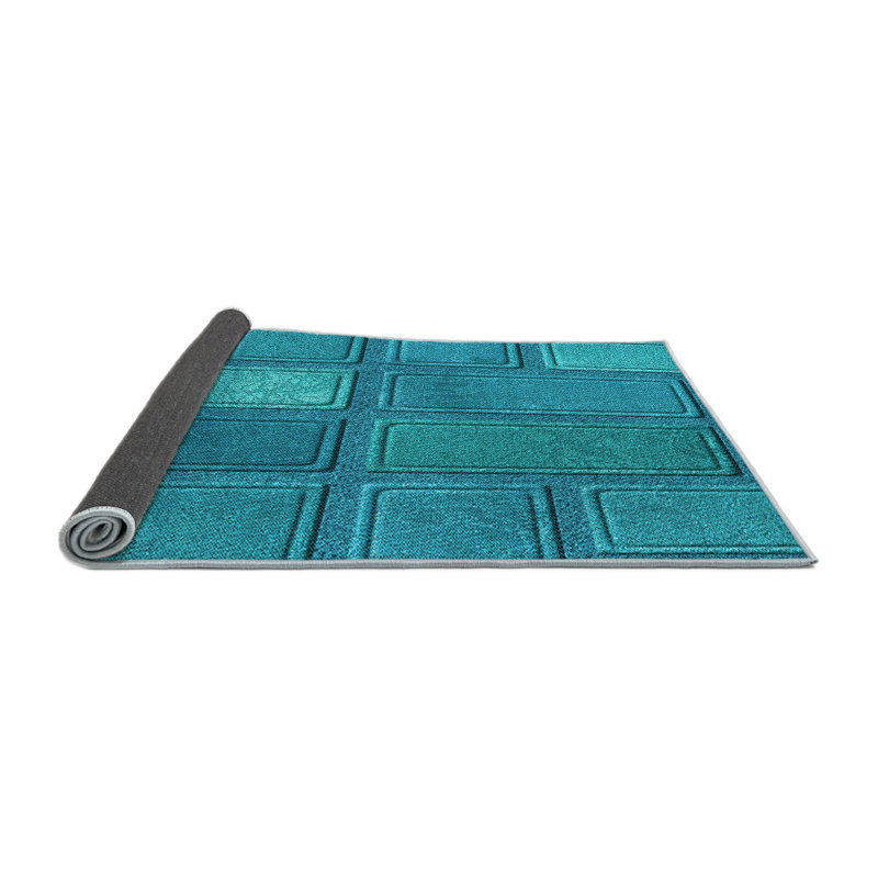 Geometric Indoor Rug, Round 7'