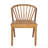 Outdoor Dining Chairs Set Of 2, Acacia Wood Patio Chairs With Cream Washable Cushion,For Backyard, Poolside, Garden,Teak-357242526