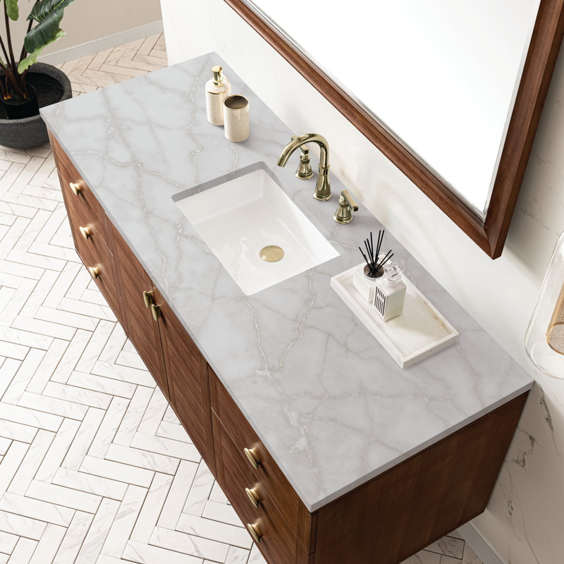 Amberly 60'' W Single Vanity, Siberian