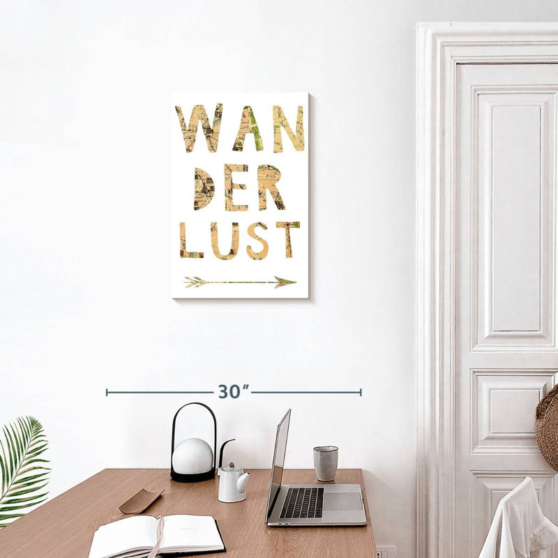 Tergel Maps Wanderlust III, 24" H x 16" W