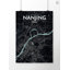 Nanjing City Map - No Frame Print-2081888004