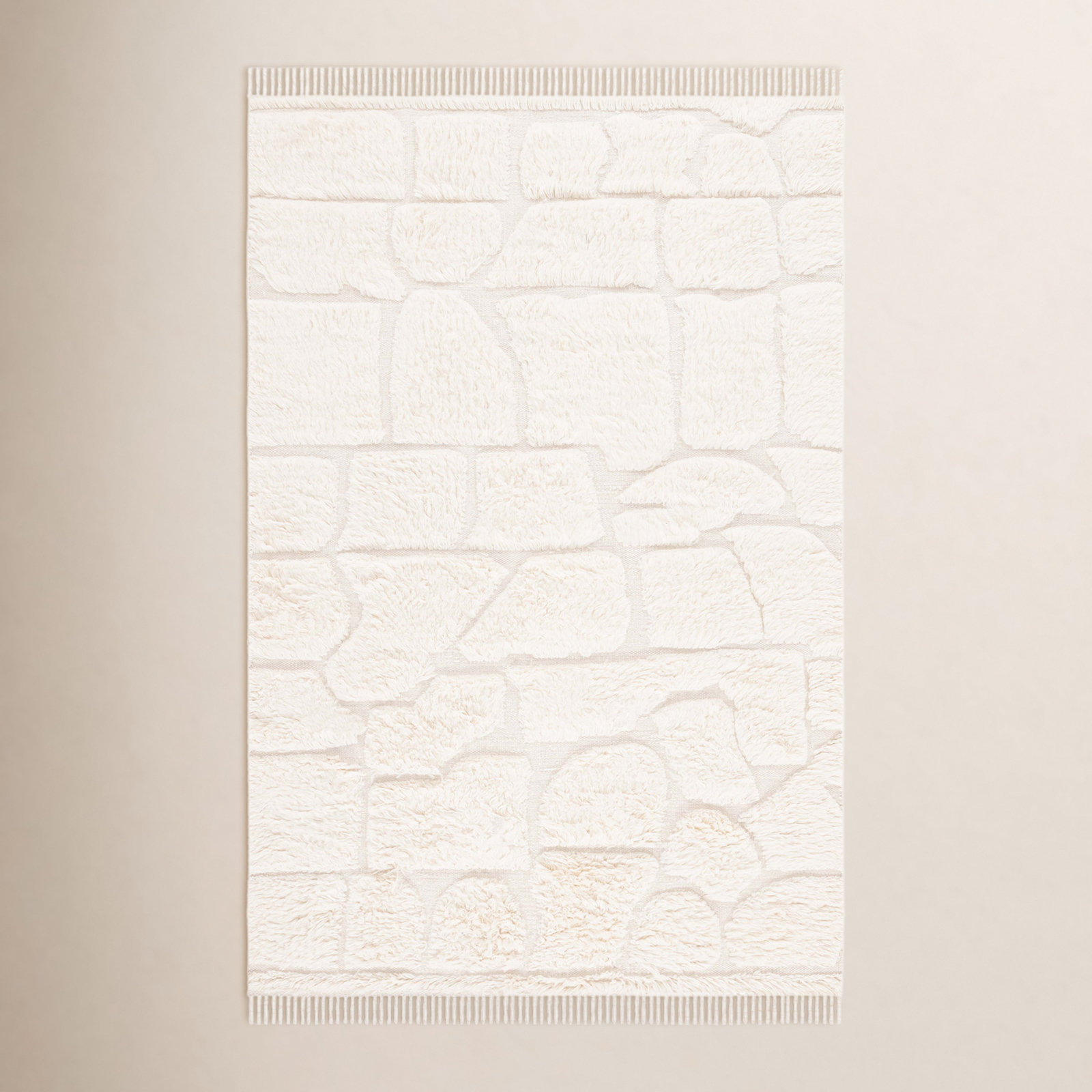 Hand-Woven Geometric Rug, Rectangle 8' x 10'