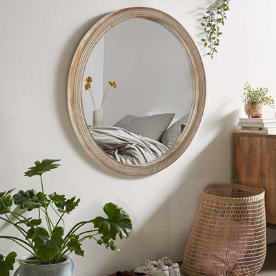 Miroir mural rond