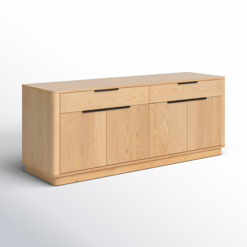 Gabrietta Media Console TV Stand, Natural