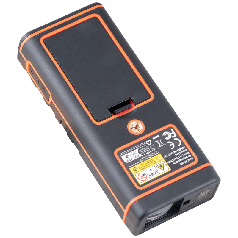 Mesure au laser, mesure de la précision du laser de 400 pi, mesure de 1/16 po