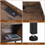 Table de chevet en brun