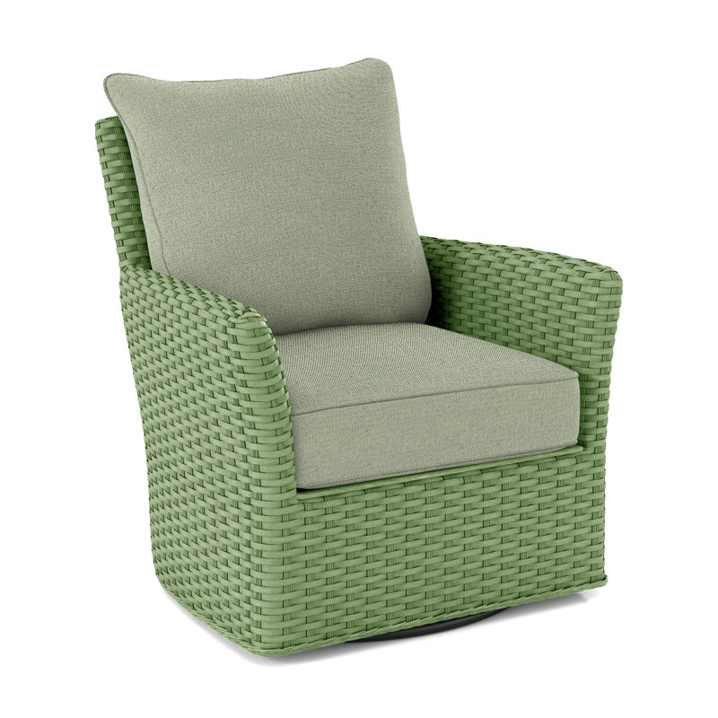 Lanai Armchair, Green Performance Fabric; 0851-54, Celery