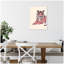 «Trendy Tiger» par Honey Island Studio, reproduction d'art sur toile encadrée