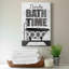 «Bath Time», impression sur toile tendue-707529913