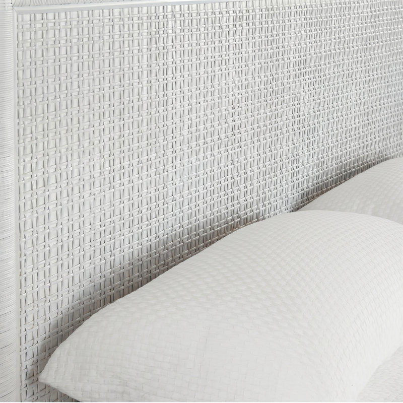 Naples Low Profile Standard Bed, Twin, Frost White