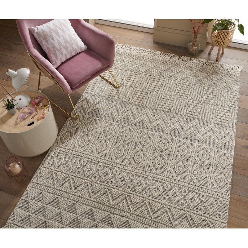 Gunhilda Moroccan Hand Woven Area Rug, Rectangle 200 x 280cm