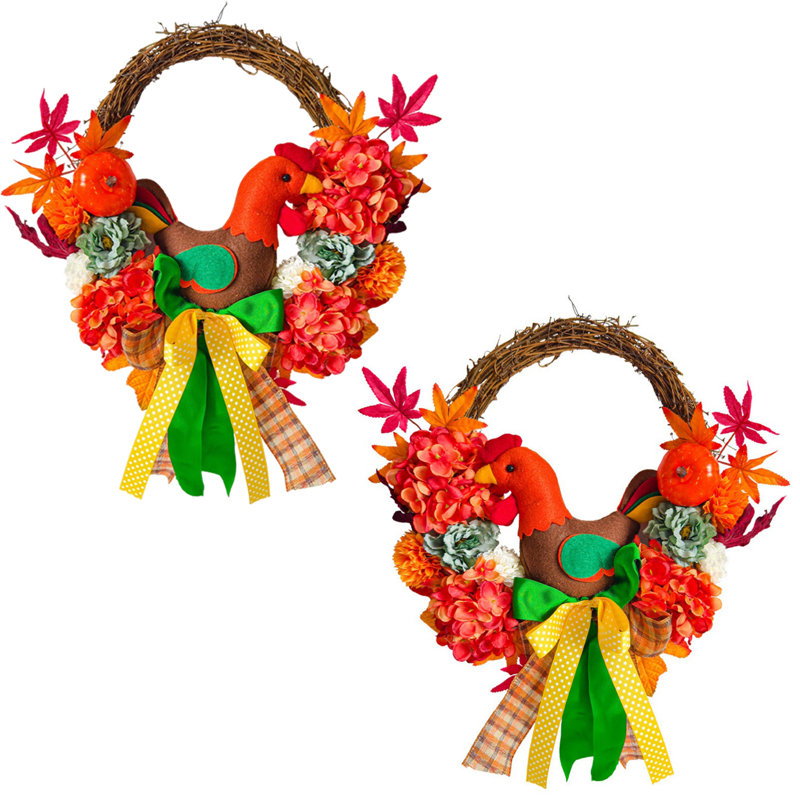 Couronne de fleurs de poupée de poulet 2PCS, 2
