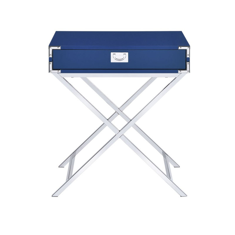 Table de chevet Evie - bleu brillant