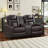 Drennen 3-Piece Power Recliner Home Theater Living Room Set With USB Charging & Storage & Cupholders-102402230
