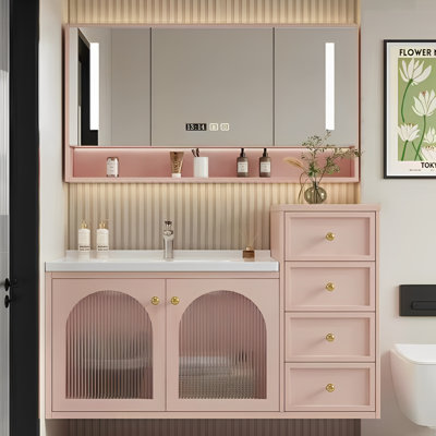 French-style simple bathroom cabinet