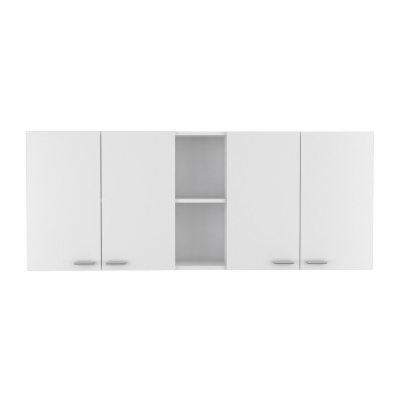 Armoire murale, porte double, Blanc