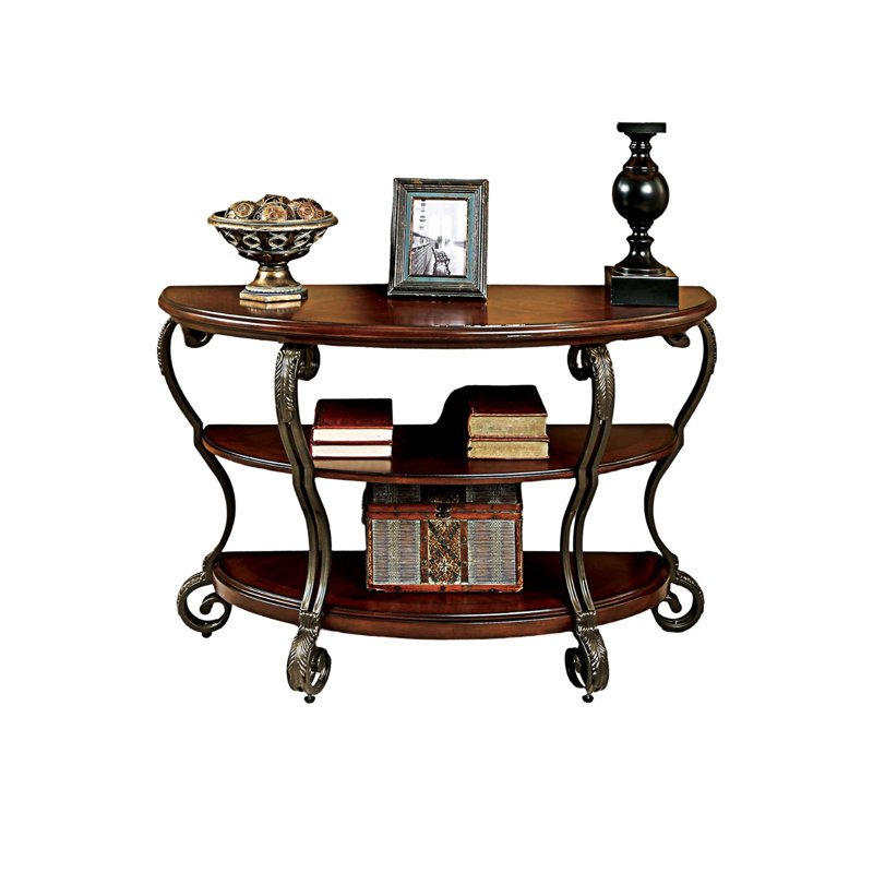 Sofa Table Side Table With Open Shelves