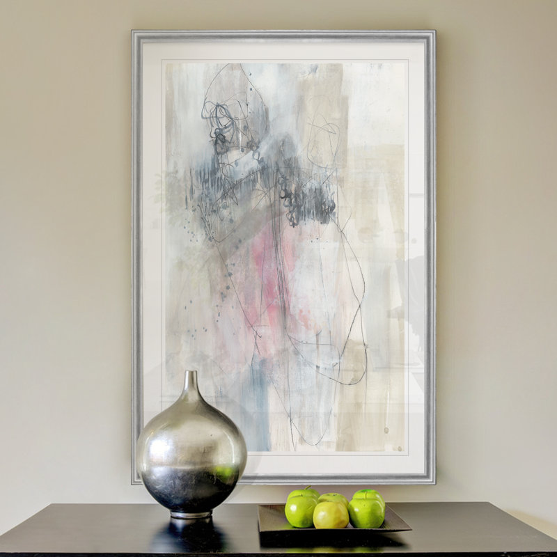 «Hold Time I», reproduction sur toile, H 18,5 po x l 24,5 po x P 1,5 po, Cadre argenté