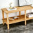 Modern 2-Tier Tv Stand For Living Room Furniture,Rectangular Centre Table With Open Storage Shelf,Rounded Rubberwood Legs,Stable And Durable,Easy Assembly-231481377