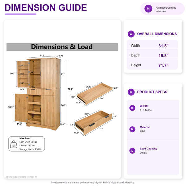 Dimensions du produit