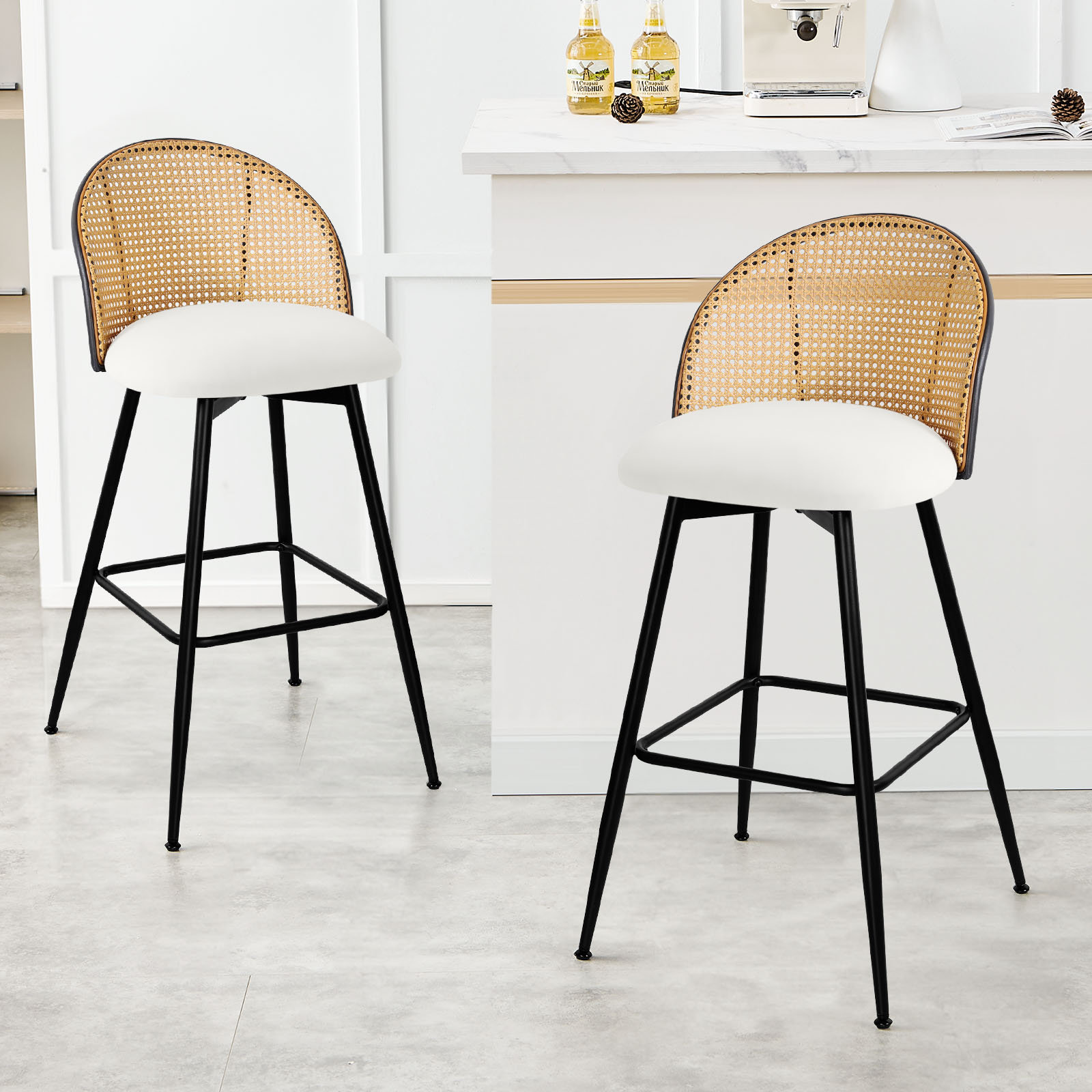 Counter Height Candace Swivel Bar Counter Stool Bay Isle Home™ 363