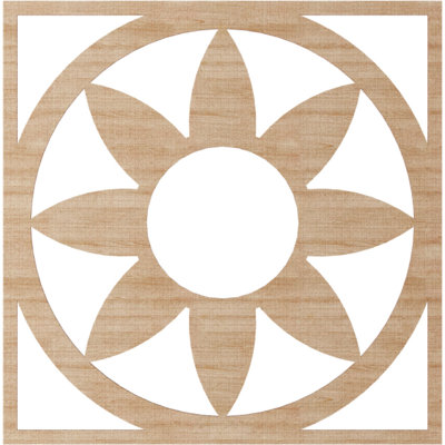 Médaillon de plafond en bois Blume