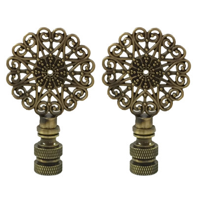 Scalloped Filigree Lamp Finial