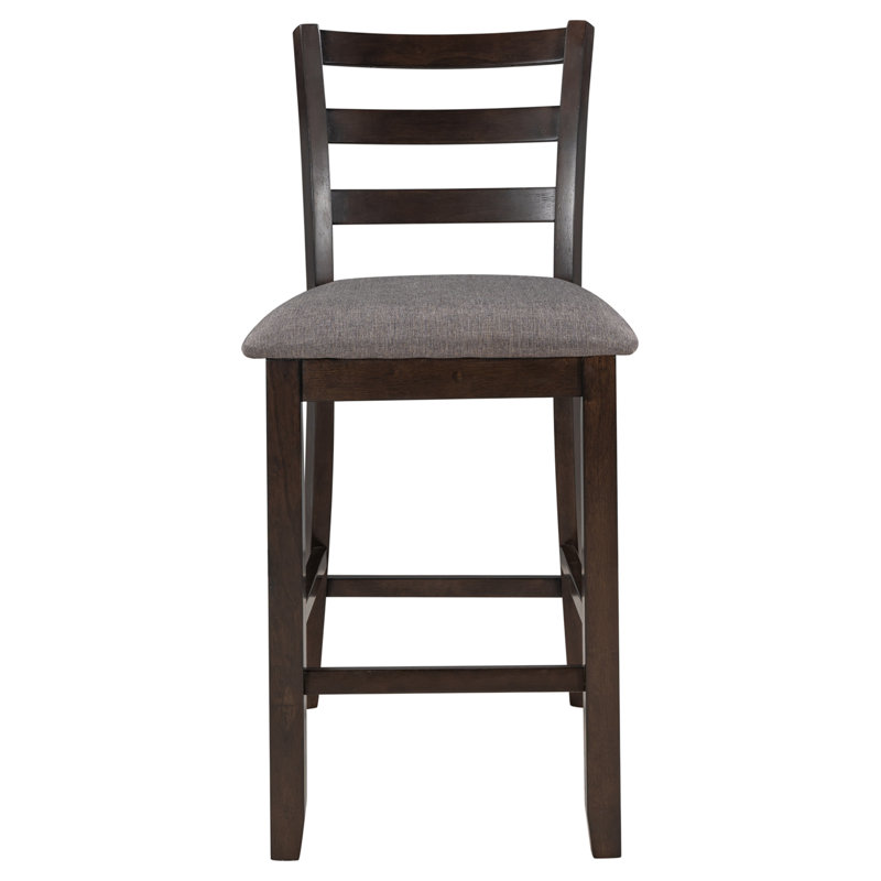 Alizai 4 - Person Solid Wood Top Four Leg Dining Set, Espresso