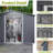 8X6 FT Outdoor Tool Storage Shed With Metal Foundation & Lockable Doors,  All Weather Metal Sheds-118091600-118091598