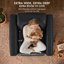 Fauteuil inclinable électrique Zero Clearance avec appui-tête et pieds en bois, similicuir-1177825601
