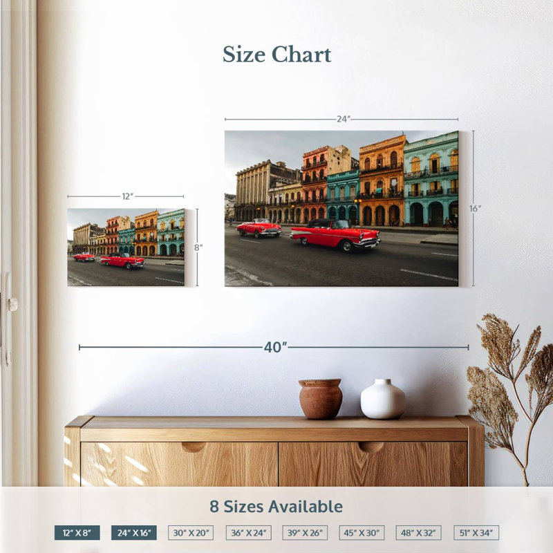 Mehar Cuban Road Cars, H 16 po x l 24 po