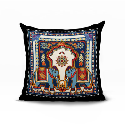 Rikita Elephant Reversible Indoor/Outdoor Pillow