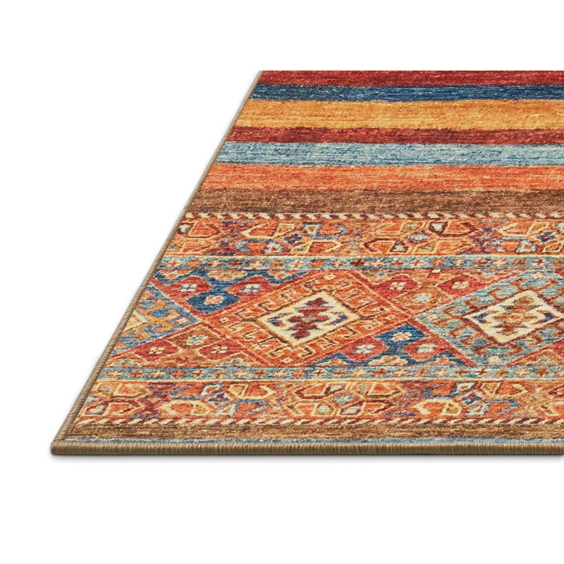 Abstract Indoor Rug, Rectangle 7' x 10'