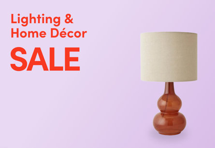 Outdoor Summer-Ready Sale promotional banner featuring a wooden folding dining set on a lavender background