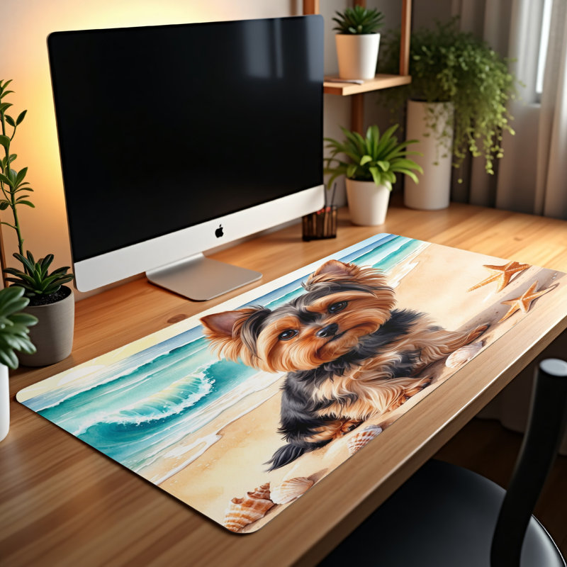 Polyester Desk Pad, 14.4x12.1