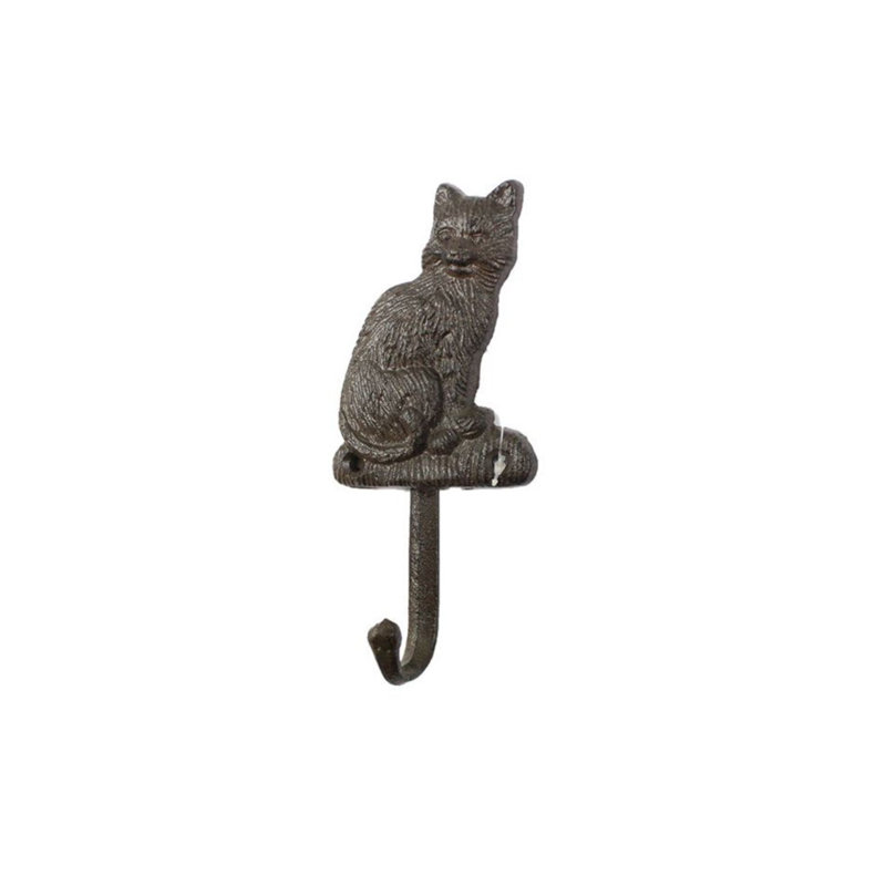 Lerna Metal Wall Wall Hook, Dark Brown