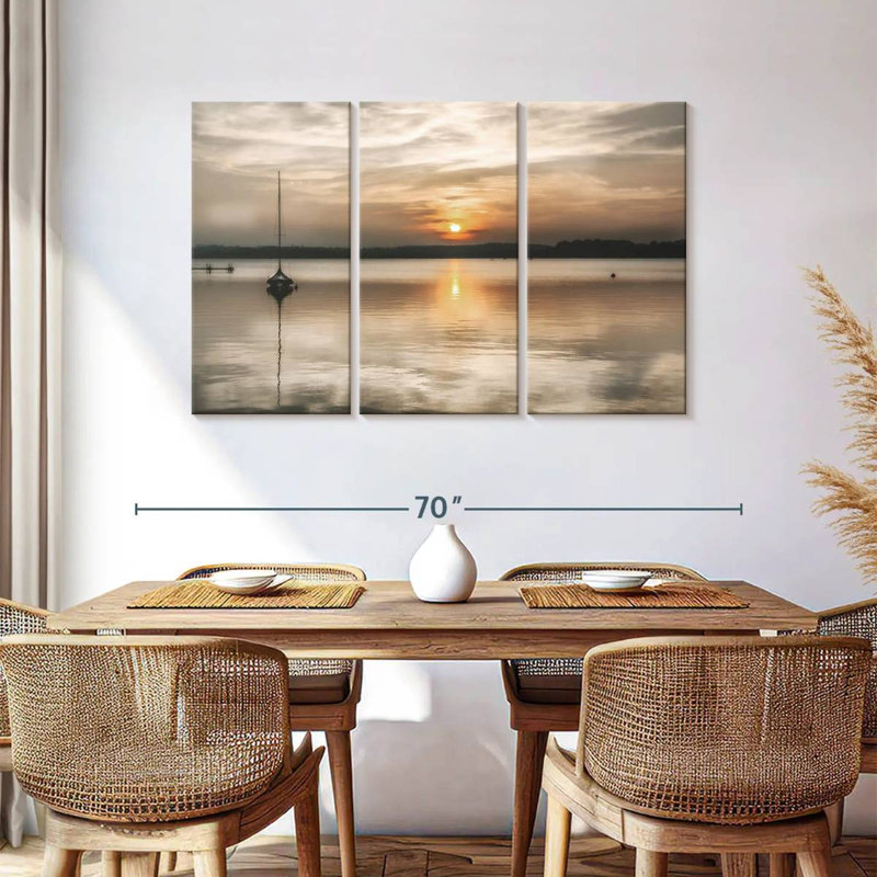 Coucher de soleil doux Alvord, H 36 po x l 57 po