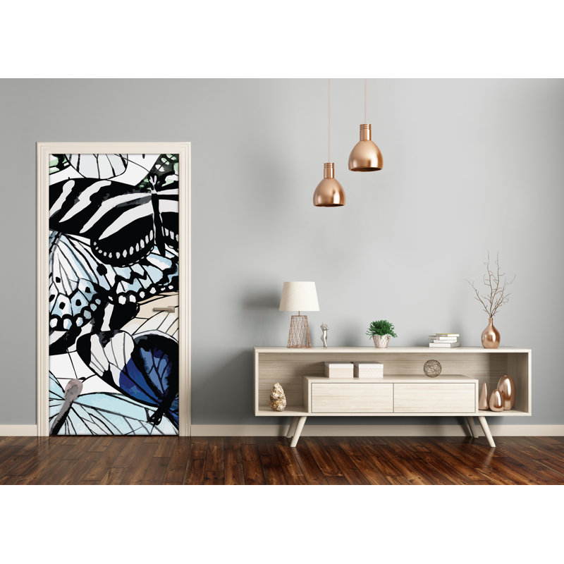 Butterflies Wall Door Decal