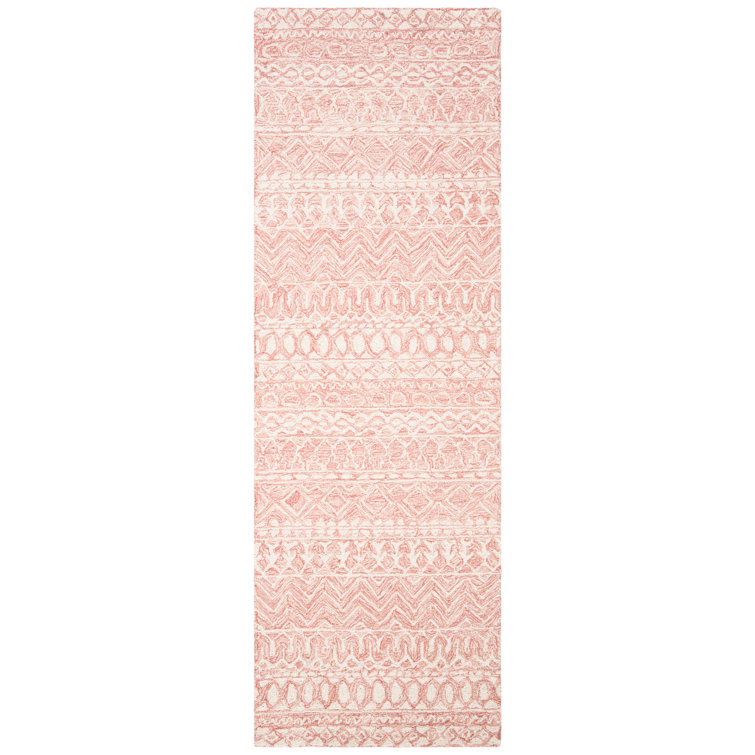 Cuomhouse Hand Tufted Wool And Cotton With Latex Chevron Rug