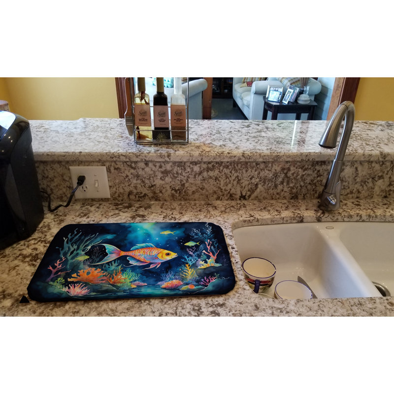 Tapis de séchage bioluminescent pour poisson